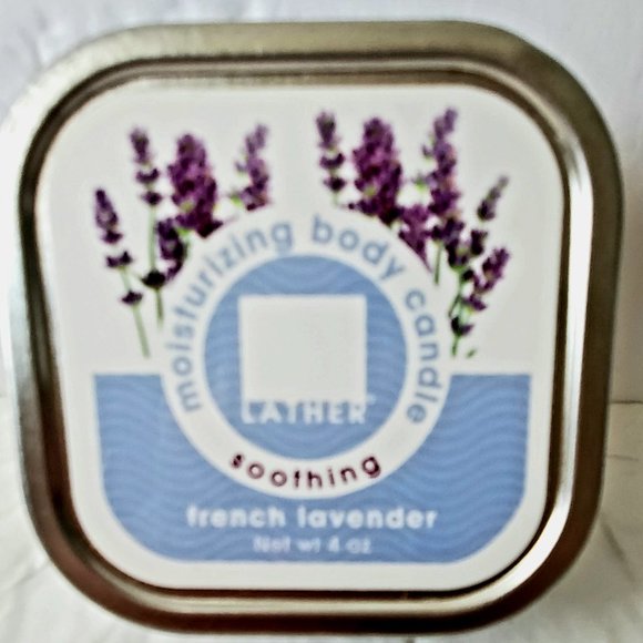 Moisturizing French Lavender Soothing Body Candle - Picture 1 of 3